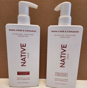 Native shampoo and conditioner